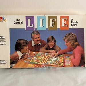 Vintage 1982 the game of life board game family game night